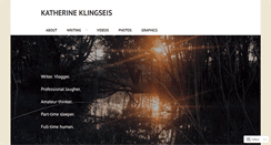 Desktop Screenshot of katherineklingseis.com