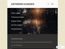 Tablet Screenshot of katherineklingseis.com